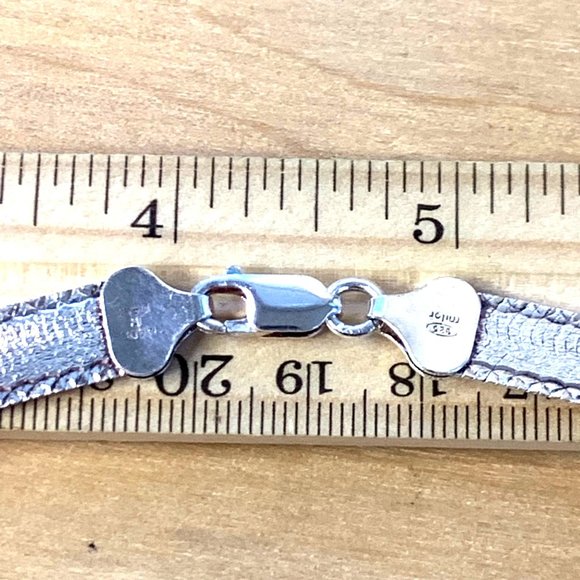 Sterling Silver Milor 8.4MM Wide Textured Design - Picture 6 of 7